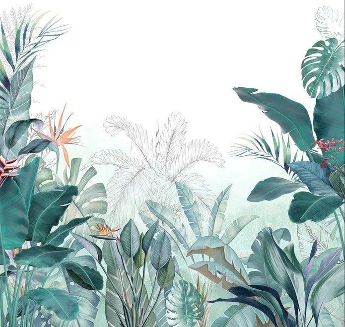 Quintessence tropical panoramic wallpaper