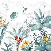 Végétal & Bird wallpaper