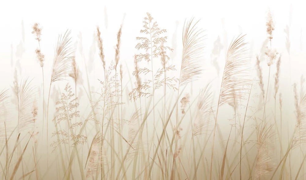 Wheat field flower wallpaper