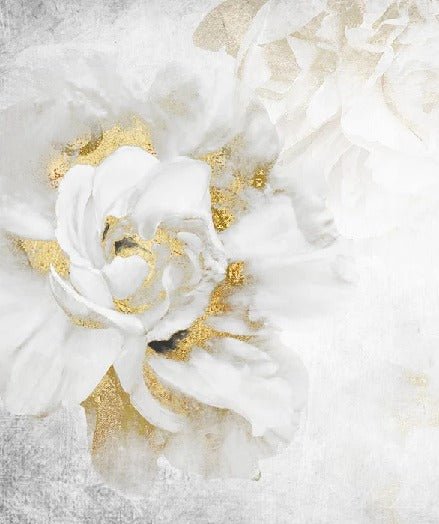 Fleur Or toilet wallpaper