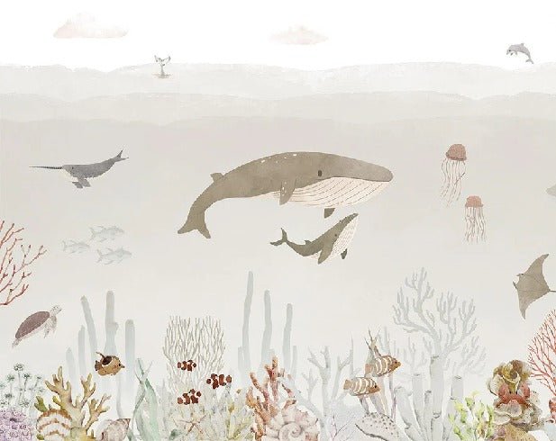 Baby whale wallpaper