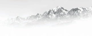 Mont Blanc in the mist black and white wallpaper