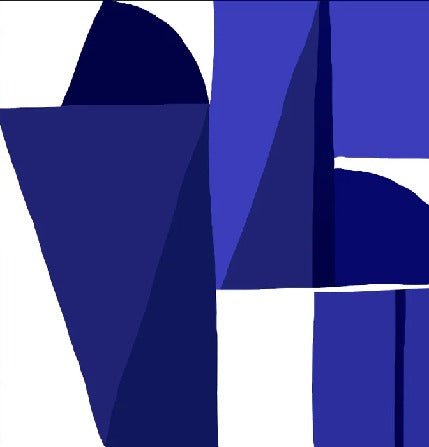 Memphis blue wallpaper