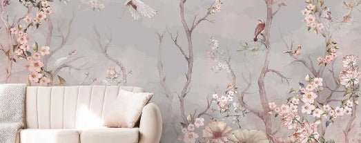 Springtime panoramic wallpaper