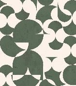 Green graphic retro wallpaper