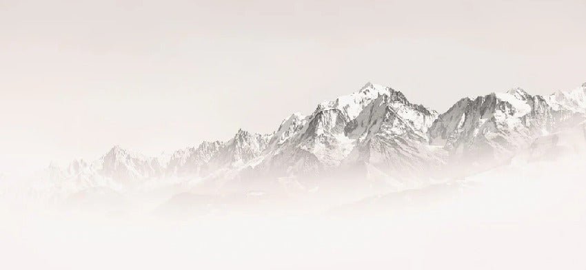 Misty morning wallpaper Mont Blanc