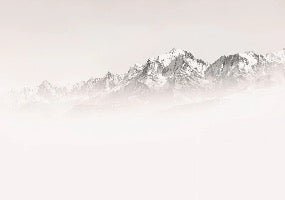 Misty morning wallpaper Mont Blanc