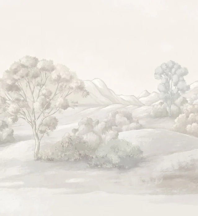 Poetic sepia landscape wallpaper