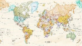 Original world map wallpaper