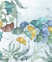 Panoramic ginkgo biloba japan wallpaper