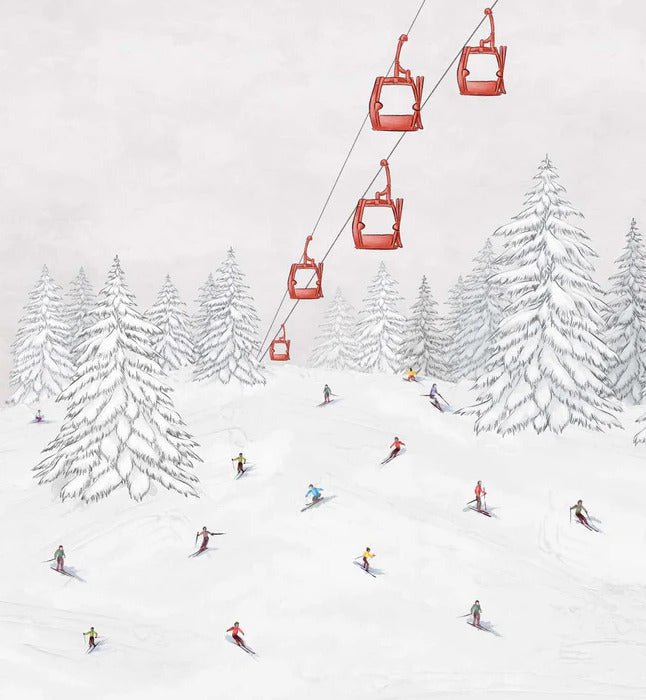 Colorful gondola wallpaper