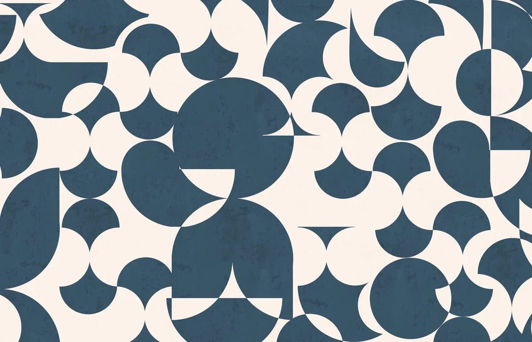 Blue jean retro graphic wallpaper