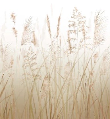 Wheat field flower wallpaper