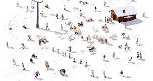 Panoramic après ski wallpaper