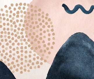 Panoramic blush wallpaper