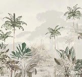 Papier peint panoramique jungle eden vert, XXL, tendance