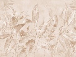 Elegant powdered jungle wallpaper