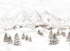 Alps mountain range wallpaper