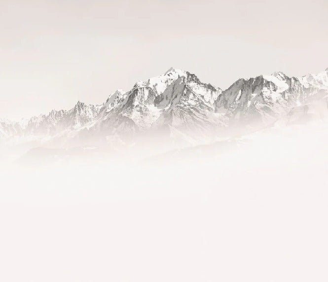 Misty morning wallpaper Mont Blanc