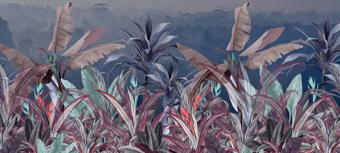 Botanical Splendor Panoramic Wallpaper