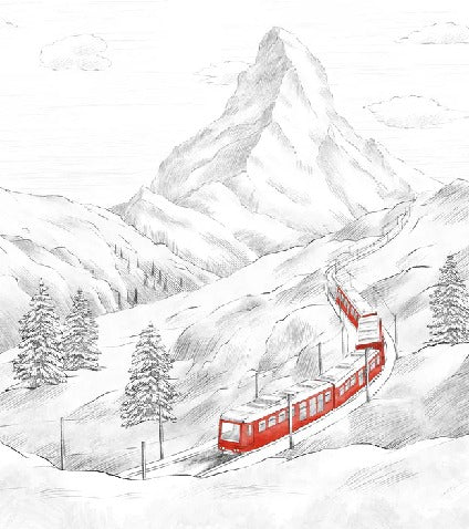 Papier peint panoramique Mont Cervin, XXL, tendance