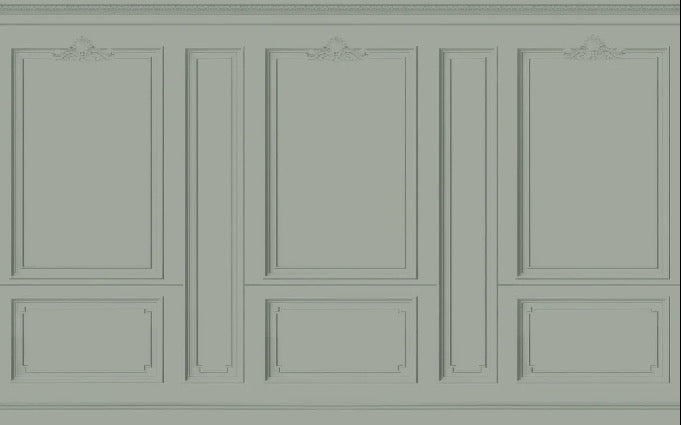 Haussmann Vert de gris wallpaper