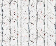 Birch paint wallpaper