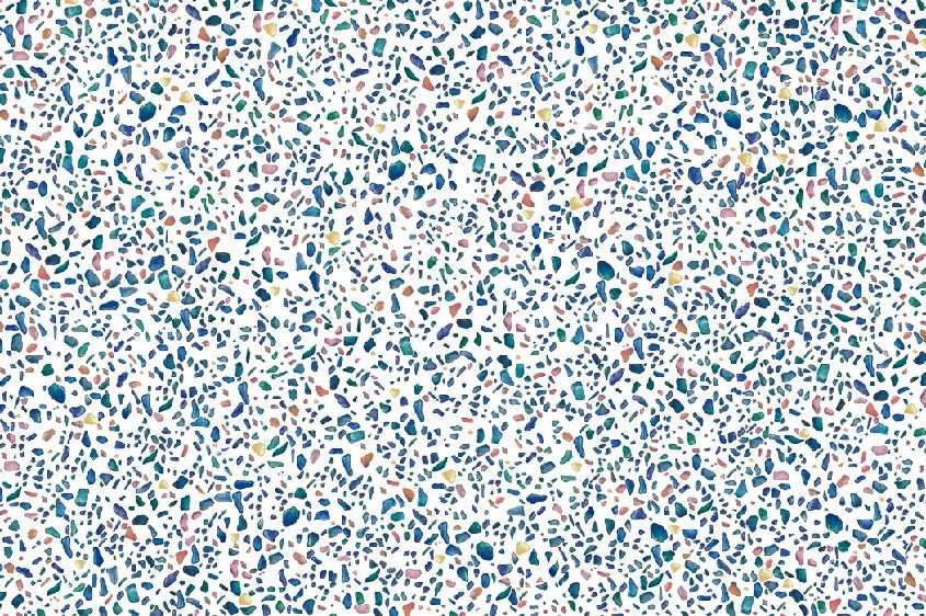 Condensed terrazzo wallpaper