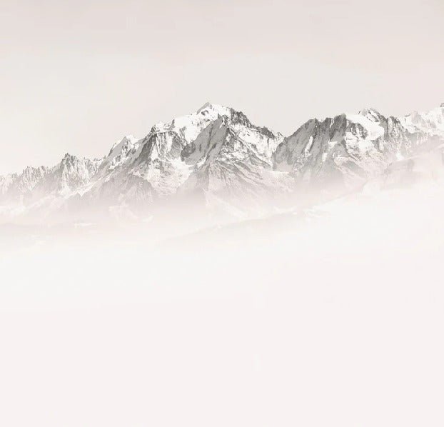 Misty morning wallpaper Mont Blanc