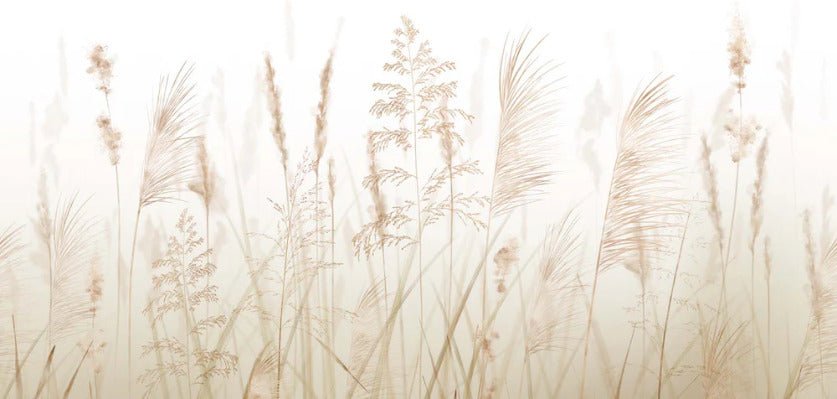 Wheat field flower wallpaper