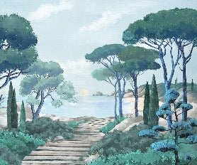 Papier peint balade dans les calanques, XXL, tendance