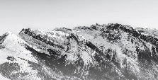 Black and white mountain wallpaper Grand Massif
