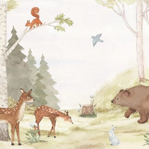 Enchanted forest wallpaper