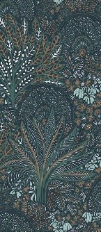 Vegetable peacock wheel wallpaper