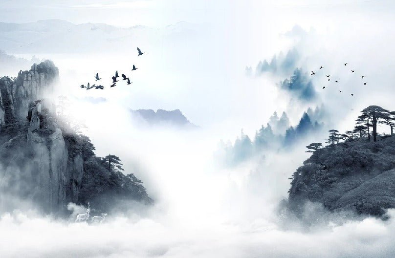Daybreak in China wallpaper