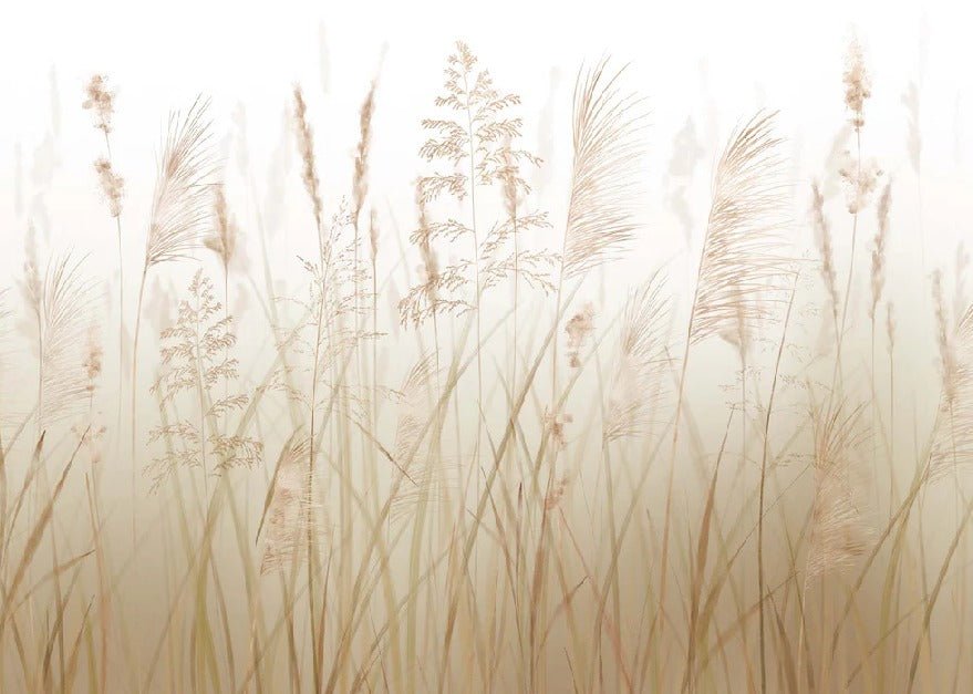 Wheat field flower wallpaper