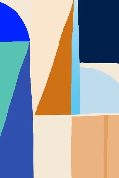 Vibrant Memphis wallpaper