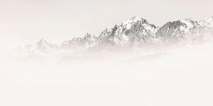 Misty morning wallpaper Mont Blanc