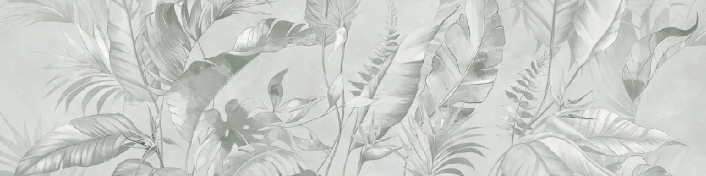 Elegant jungle sage wallpaper