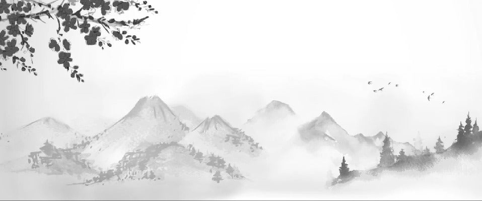 Papier peint zen paysage minimaliste, XXL, tendance