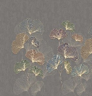 Trendy panoramic ginkgo asia wallpaper