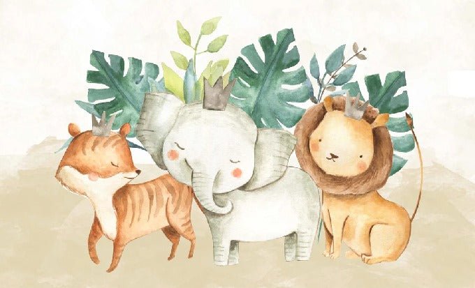 Bébé Animaux panoramic wallpaper