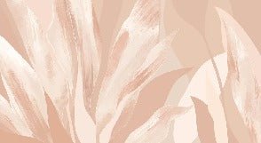 Nude floral wallpaper