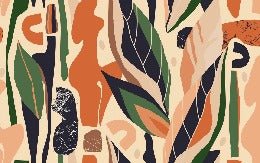 Abstract plant wallpaper