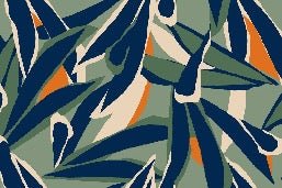 Panoramic plant sketch wallpaper