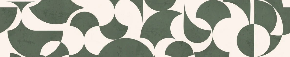 Retro graphic restaurant wallpaper