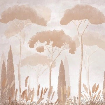 Sepia cypress pine wallpaper