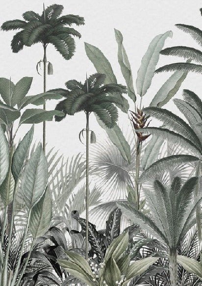 Jungle Tree Panoramic Wallpaper