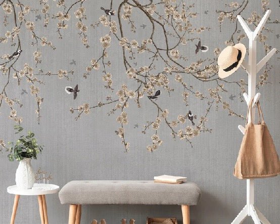 Flowering branches wallpaper