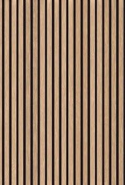 Wooden strip wallpaper oak effect